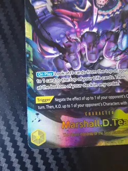 Marshall.D.Teach Secret Rare (OP16-119) | OP16 - The Time of Battle | ENGLISH - Image 2