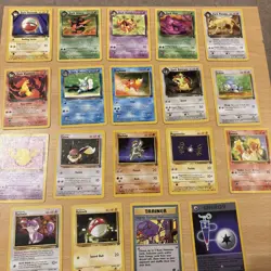 Joblot Bundle 19 x Team Rocket Pokemon Cards No Duplicates WOTC Uncommons Etc - Image 1