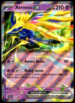 Pokemon TCG Xerneas ex SVP 179 2025 Scarlet & Violet Black Star Promo Card - LP - Image 1