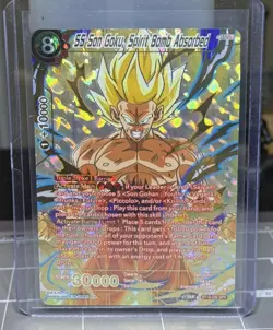SS SON GOKU SPIRIT BOMB ABSORBED BT19-008 SPR Fighters Ambition NM Card DBS CCG - Image 1