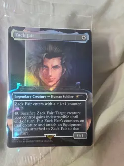 Zack Fair Magic the Gathering MTG Promo Card (FF7 Rebirth Switch 2 Bonus) - Image 1