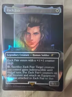 Zack Fair Magic the Gathering MTG Promo Card (FF7 Rebirth Switch 2 Bonus) - Image 2