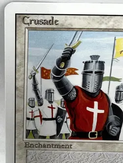 MTG Crusade Enchantment Illustrated By Mark Poole Near Mint - Image 2