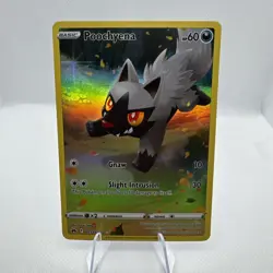Poochyena GG33/GG70 Crown Zenith Galarian Gallery Ultra Rare Pokemon Card NM - Image 1