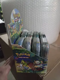 Pokemon Celebrations Mini Tins Set of 8 with Display - Image 4