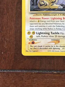 🔥Raikou 13/64 Neo Revelation Holo Rare Pokemon Card - Image 5