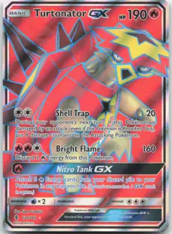 Turtonator GX 131/145 SM - Guardians Rising Pokemon Card NM - Image 1