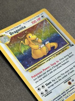Pokemon TCG - Dragonite 4/62 Fossil Holo Rare WOTC - Image 3