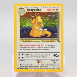 Pokemon TCG - Dragonite 4/62 Fossil Holo Rare WOTC - PL - Image 2