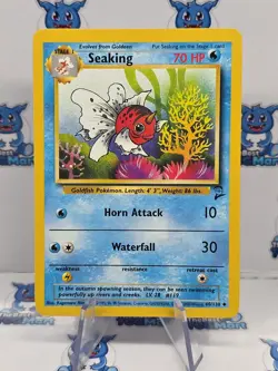 Seaking 60/130 Base Set 2 Pokemon LP - Image 1