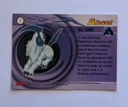 Absol #9 - 2003 Topps Pokemon Advanced - LP - Vintage Hoenn - FREE SHIPPING - Image 2