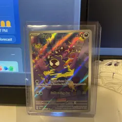 Pokemon Gastly 177/162 SV05 Temporal Forces Illustration Rare - Image 1