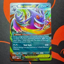 Pokemon Mega Gengar ex 073 Black Star Promo Mega Moonlit Tin PSA 10 CONTENDER - Image 1