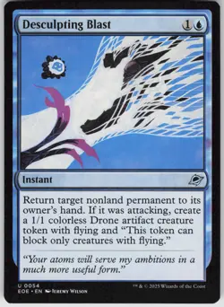 MTG Desculpting Blast 54 Edge of Eternities U Normal NM - Image 1