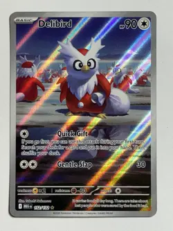 Pokemon TCG Delibird 152/132 Mega Evolution Illustration Rare - Image 1