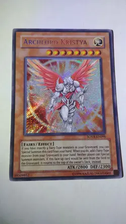 Yugioh / Archlord Kristya / Unlimited / SOVR / Secret Rare / LP / EN-096 - Image 1