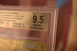 One Piece Monkey D Luffy SR ST13-015 3RD ANNIVERSARY JAPANESE BGS 9.5 - Image 4