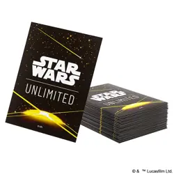 Star Wars: Unlimited Art Sleeve - Card Back Yellow - Image 1