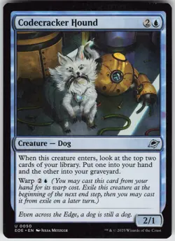 MTG Codecracker Hound 50 Edge of Eternities U Normal NM - Image 1