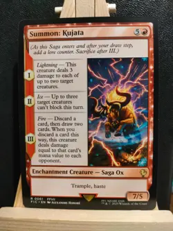 Summon: Kujata - Final Fantasy Commander - Rare - NM (see pics) MTG - Image 1