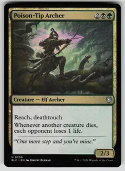 Poison-Tip Archer Normal U Commander: Bloomburrow 256 NM - Image 1