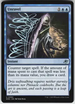 MTG Unravel 83 Edge of Eternities U Normal NM - Image 1