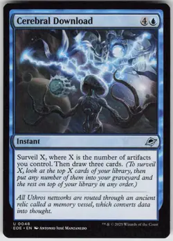 MTG Cerebral Download 48 Edge of Eternities U Normal NM - Image 1