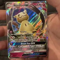 Pokemon TCG SM - Lost Thunder #149/214 Mimikyu GX Light Play ! - Image 1