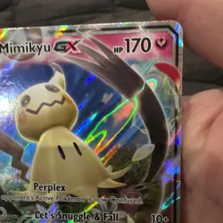Pokemon TCG SM - Lost Thunder #149/214 Mimikyu GX Light Play ! - Image 3