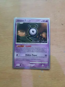 2 x Pokemon TCG Unown G - 57/106 World Championship 09 - Non-Holo Card (NM) - Image 2