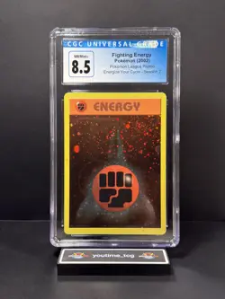 2002 Pokemon League Promo Energize Your Game Season 2 Fighting Energy CGC 8.5 - Image 1