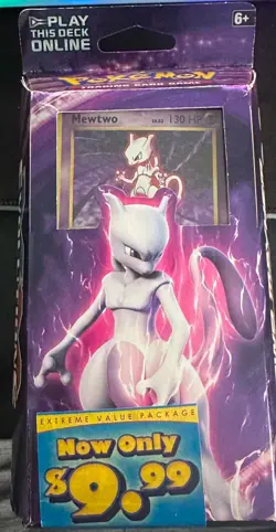 Pokemon TCG XY Evolutions Mewtwo Mayhem Theme Deck Box Mewtwo Nidoking English - Image 1