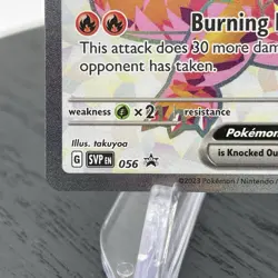 Charizard EX SVP 056 Black Star Promo Full Art Holo Pokemon TCG NM/M - Image 3