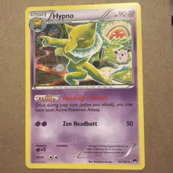 Hypno 51/122 Rare BREAKpoint Pokemon Lightly Played 0177 - Image 1