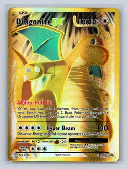 Dragonite EX 106/108 Ultra Rare Evolutions Pokemon NM - Image 1