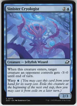 MTG Sinister Cryologist 75 Edge of Eternities C Normal NM - Image 1