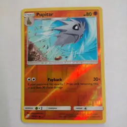 Pokemon TCG - Pupitar 80/181 Reverse Holo - Sun & Moon - Team Up - Image 1