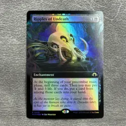 Ripples of Undeath - Modern Horizons 3 (MH3) #455 NM Foil Extended Art MTG - Image 1
