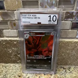 Pokemon TCG Scizor 205/197 Obsidian Flames Illustration Rare Holo 140 HP - Image 1