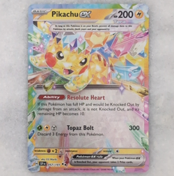 Pikachu ex 057/191 Sv08: Surging Sparks Holo Double Rare Basic 200 HP - Image 1