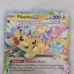 Pikachu ex 057/191 Sv08: Surging Sparks Holo Double Rare Basic 200 HP - Image 3