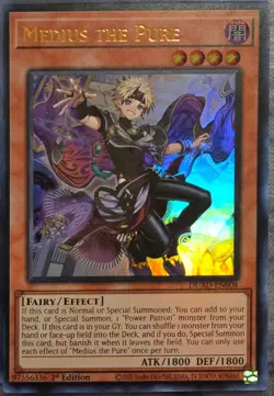 Yugioh! Medius the Pure DUAD-EN008 Duelist's Advance Ultra Rare 1st Edition NM - Image 1