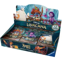 Disney Lorcana Trading Card Game Azurite Sea Booster Box (Sent Sealed) - Image 1