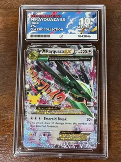 M Rayquaza EX, 2021 Celebrations Pokemon Card - #76 Ace 10 - Image 1