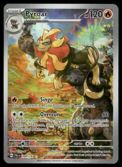 Pokemon Cards Pyroar 200/193 Paldea Evolved Illustration Rare NM - Image 1