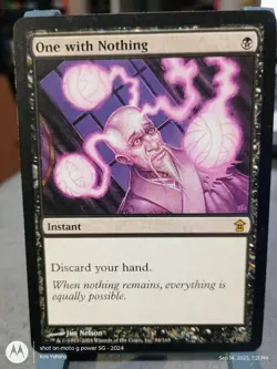 MTG One with Nothing - Saviors of Kamigawa 84/165 Regular Rare - Image 1