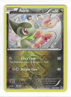 Pokemon --- AXEW --- XY Breakthrough! REVERSE HOLO! NM/Mint! 109/162 - Image 1