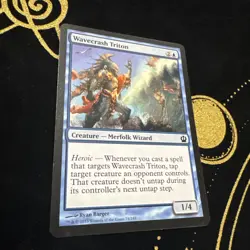 Magic the Gathering MTG Wavecrash Triton (74) Theros LP - Image 1
