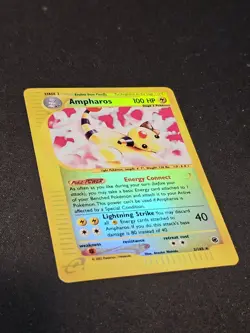 Pokemon TCG Ampharos #2 Expedition Reverse Holo Near Mint - Image 2