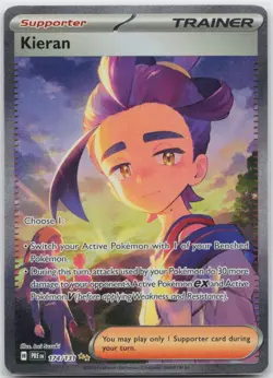 Kieran Special Illustration Rare SV: Prismatic Evolutions 174/131 Pokemon TCG - Image 1